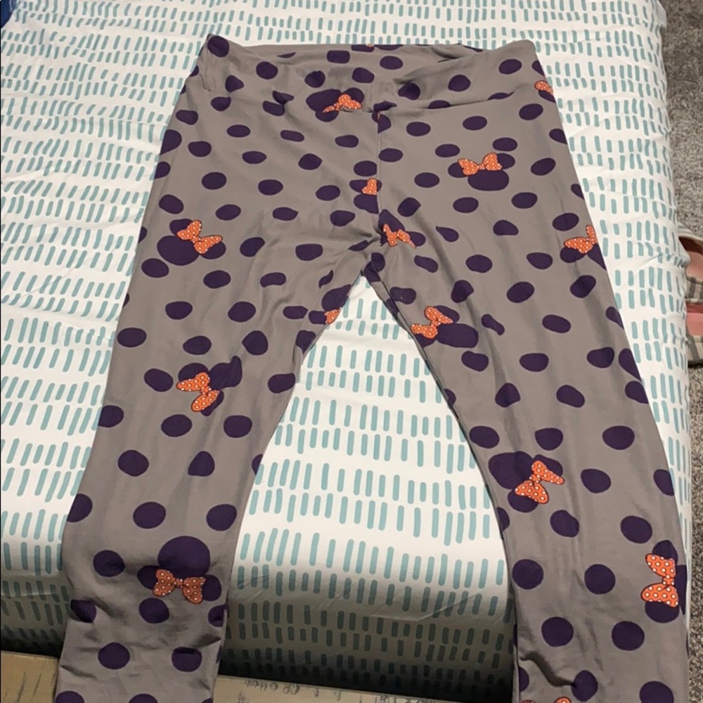 LuLaRoe Minnie Mouse Polka Dot Leggings